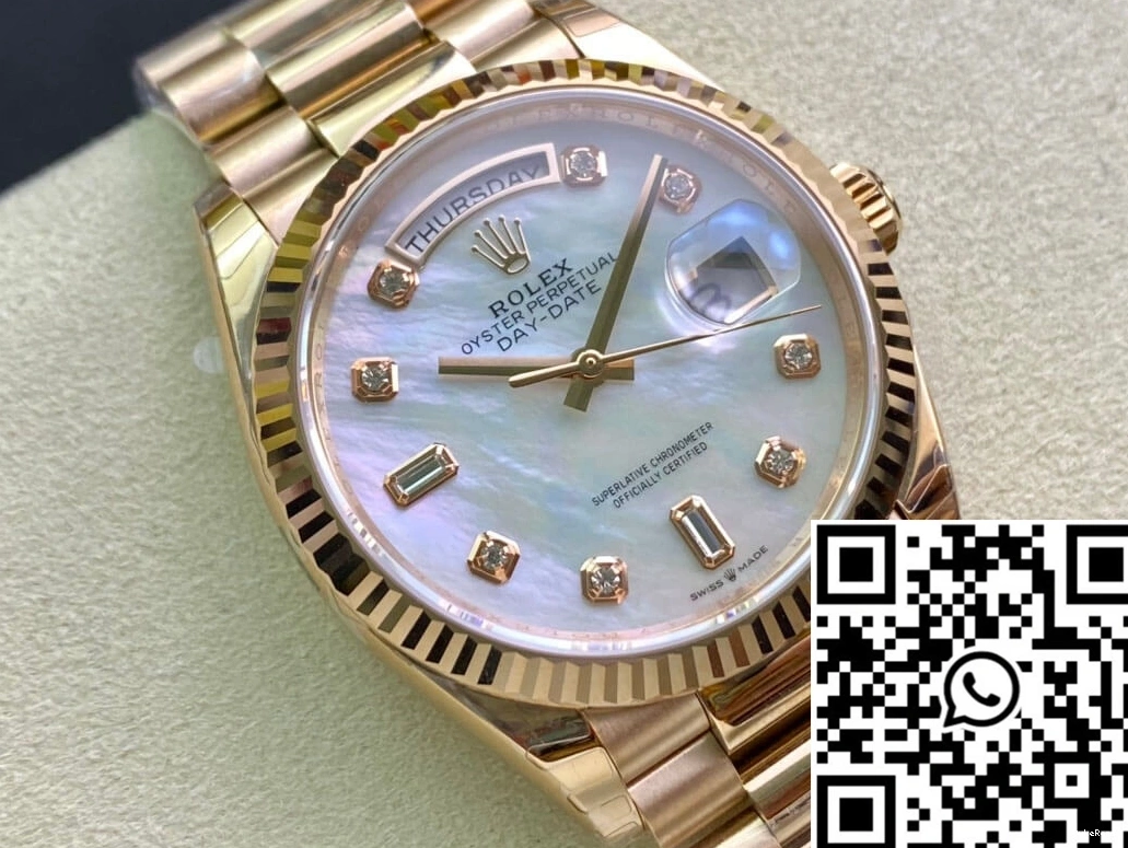 Rolex Day Date Dial Factory Mother-Of-Pearl M128235-0029 EW White 1212